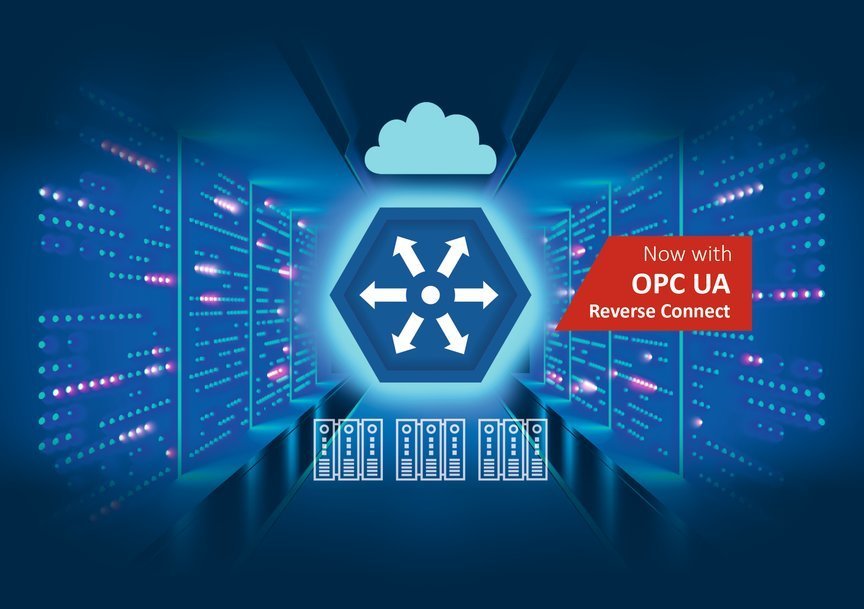 La OPC Suite Extended dataFEED di Softing offre una maggore sicurezza per l'integrazione dei dati con OPC UA Reverse Connect